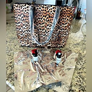 Leopard Print Wine Purse